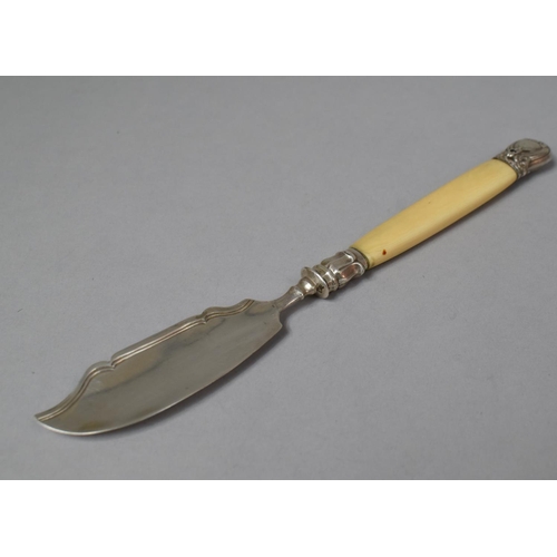 470 - A Silver Bladed Butter Knife by Taylor & Perry, Birmingham 1834