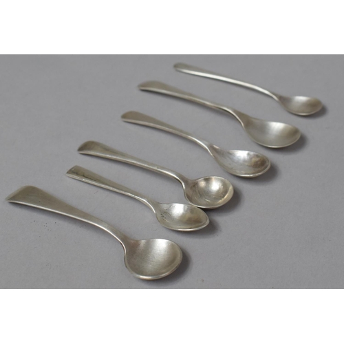 473 - A Collection of Six Hallmarked Silver Condiment Spoons