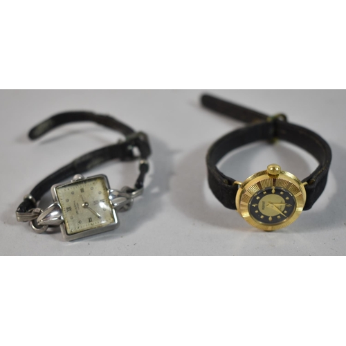 482 - Two Ladies Wrist Watches, Gold Plated Pierpoint and Universal