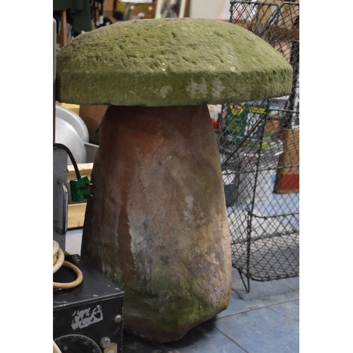 541 - A Sandstone Staddle Stone, 52cm Diameter