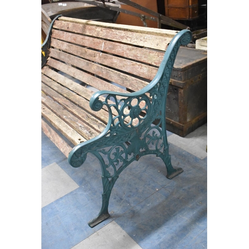 556 - A Vintage Garden Bench (Matches Lot 554)