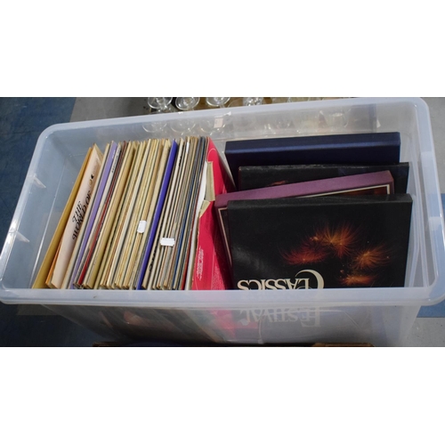 593 - A Box of 33rpm Records, Mainly Easy Listening and Boxed Sets