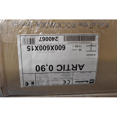 633 - Three Packs of 32 Rockfon Ceiling Tiles