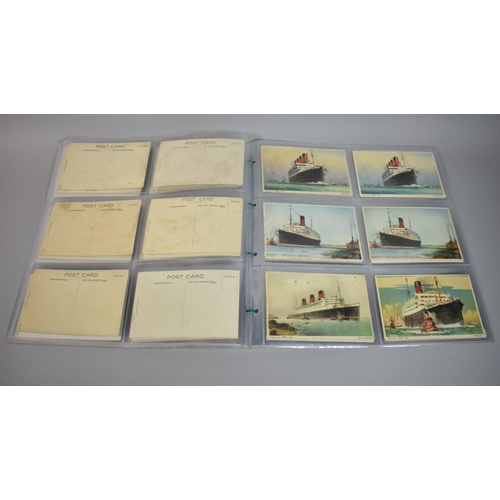 71 - A Collection of Over 70 Cunard and White Star Postcards Together with Small Collection of Similar Ep... 