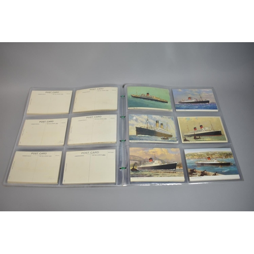 71 - A Collection of Over 70 Cunard and White Star Postcards Together with Small Collection of Similar Ep... 