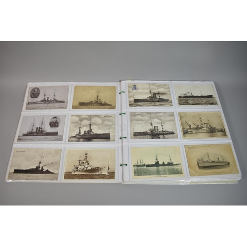 72 - A Collection of Approximately 204 Postcards of Ships and Shipping