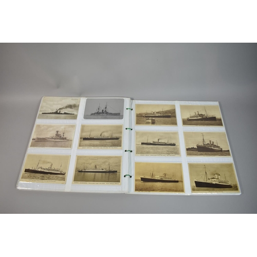 72 - A Collection of Approximately 204 Postcards of Ships and Shipping