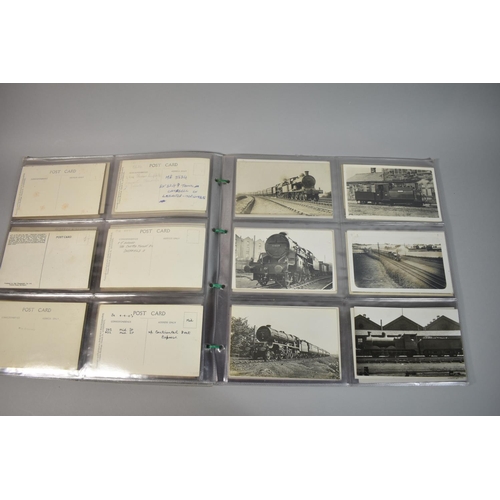 73 - A Collection of Approximately 78 Postcards Relating to Railways, Steam Trains etc to Inlcude LMS, LN... 