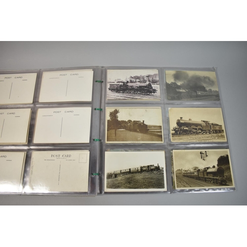 73 - A Collection of Approximately 78 Postcards Relating to Railways, Steam Trains etc to Inlcude LMS, LN... 