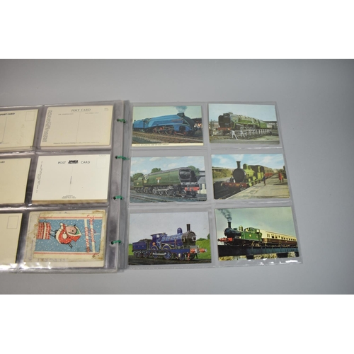 73 - A Collection of Approximately 78 Postcards Relating to Railways, Steam Trains etc to Inlcude LMS, LN... 