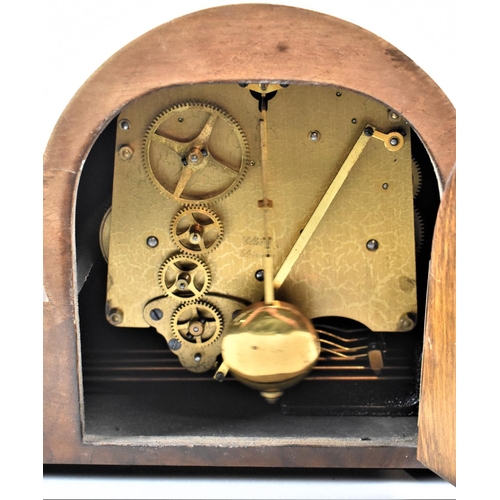 96 - An Elliott Napoleon Hat Mantle Clock with Westminster Chime Movement, In Need of Attention and Missi... 