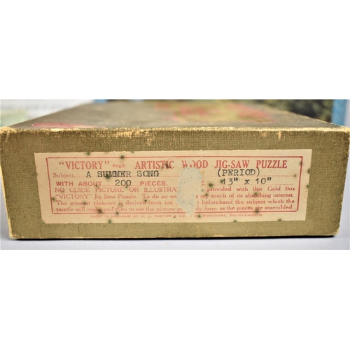 213 - A Collection of Five Vintage and Modern Jigsaw Puzzles