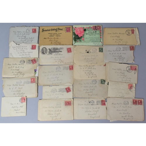 120 - A Large Collection of Correspondence Addressed Miss Nelly Harris In South Wales, Mainly from Charles... 