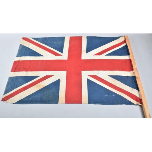 124 - A Printed Union Jack, 68x47cm