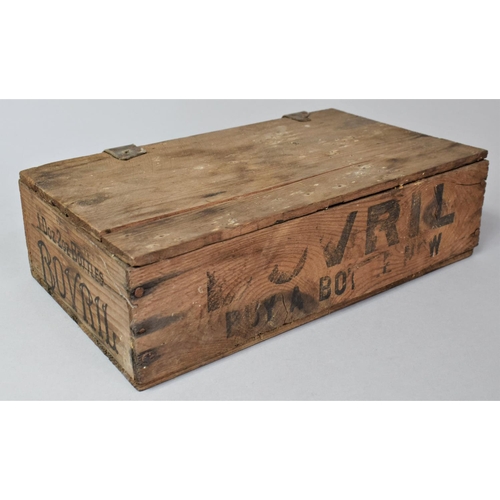 149 - A Vintage Wooden Advertising Box, 