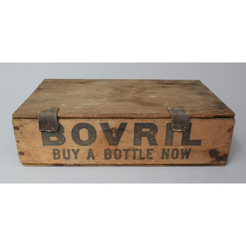 149 - A Vintage Wooden Advertising Box, 