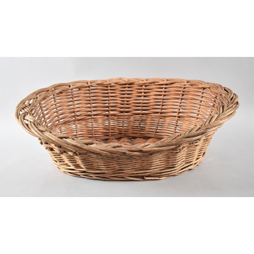 151 - A Vintage Wicker Pet Basket, 57cm Wide