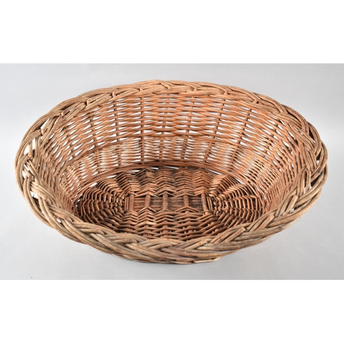 151 - A Vintage Wicker Pet Basket, 57cm Wide