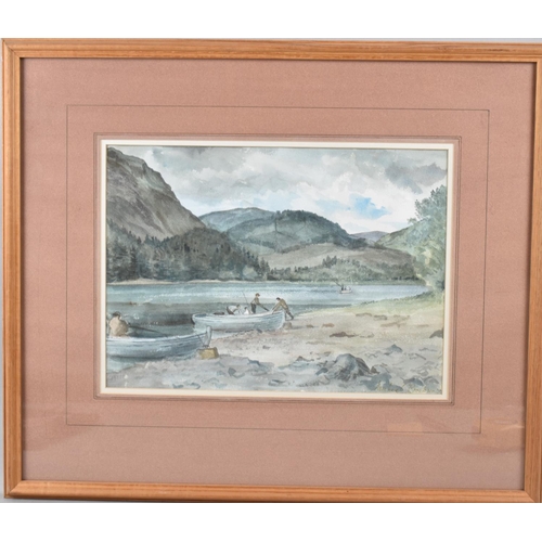 163 - A Framed Watercolour, 