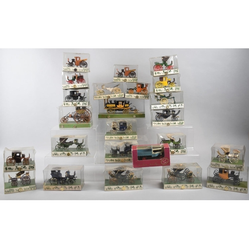 205 - A Collection of Boxed Diecast Carriages etc