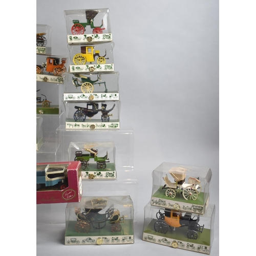 205 - A Collection of Boxed Diecast Carriages etc