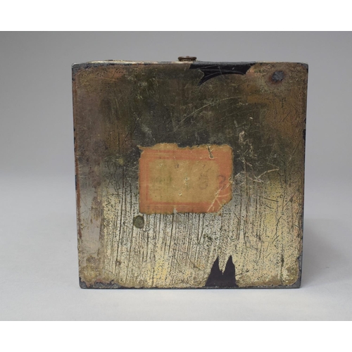 277 - A Japanese Box Having Hinged Lid to Top Store and Single Bottom Drawer Store, Decorated in Relief wi... 