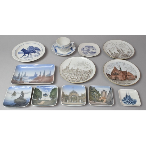 304 - A Collection of Various Royal Copenhagen and Other Ceramics to comprise Pin Dishes, Rectangular Tray... 