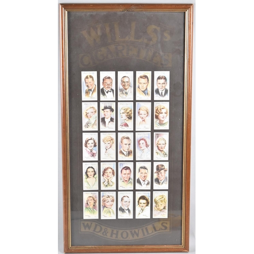 326 - A Wills Cigarette Printed Cigarette Card Set, Actors