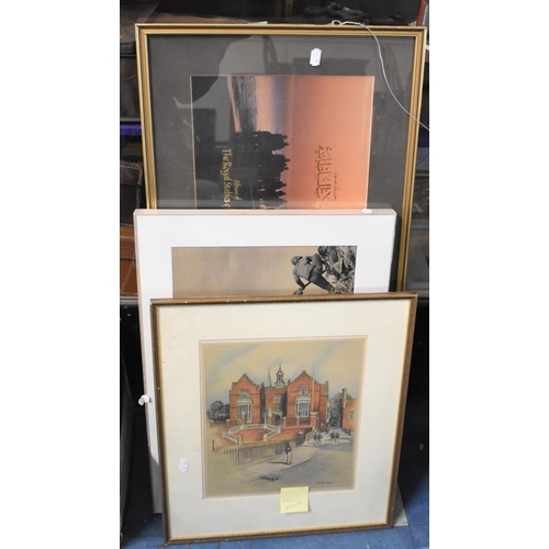 231 - Two Framed Photographs, Print and a Certificate