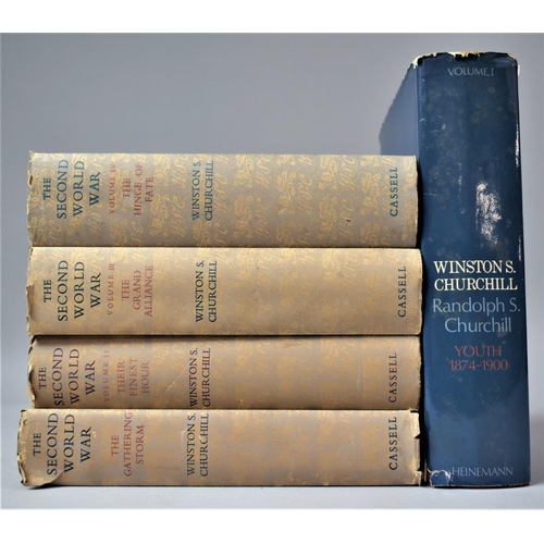 271 - A Set of Four Volumes of The Second World War by Winston Churchill Published by Cassel, Complete wit... 