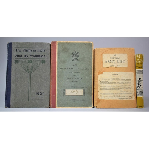 278 - A Collection of Books on a Topic of Military to Include 1962 Edition of V.C's of the Army 1939-1951 ... 