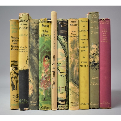 299 - A Collection of Ten Vintage Novels all Complete with Dust Jackets to Include The Green Coated Boy, A... 