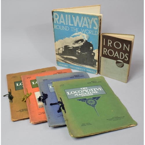 321 - A Collection of Vintage Railway Ephemera to Include Four Editions of The Locomotive Magazine Souveni... 