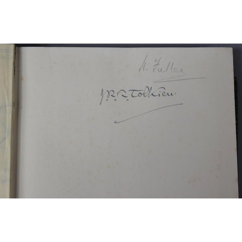 290 - A 1937 Signed Second Impression of The Hobbit By J. R. R. Tolkien, Published by Geroge Allen & Unwin... 