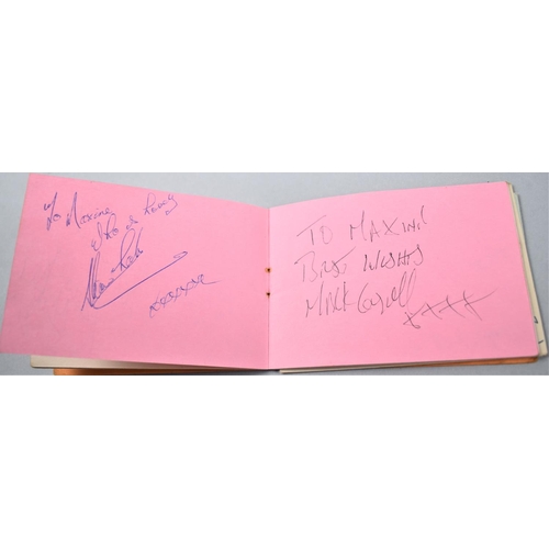 162 - A Collection of Vintage Autograph Albums with Signatures to Include Harry Worth, Jimmy Edwards, Bill... 