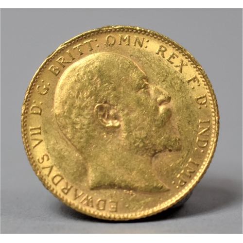 187 - A 1910 9ct Gold Sovereign