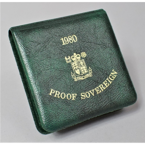 197 - A 1980 Proof Sovereign In Royal Mint Presentation Case