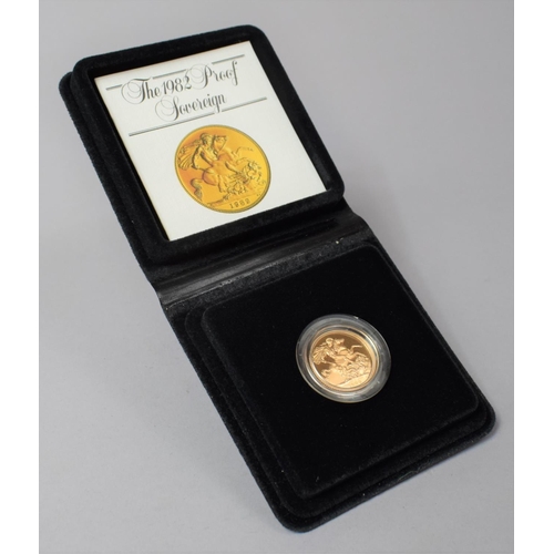 201 - A 1982 Proof Sovereign In Royal Mint Presentation Case