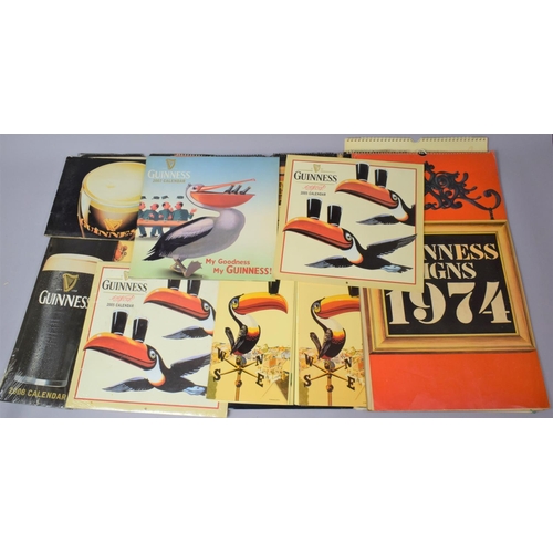 274 - A Collection of Various Guinness Advertising Calendars