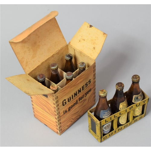 308 - A Collection of Nine Guinness Lilliput Beer Bottles