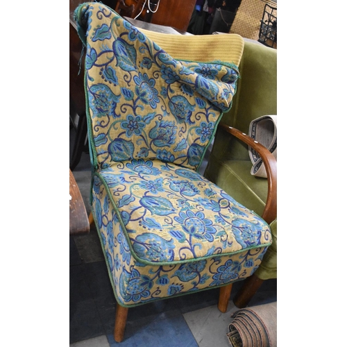 641 - A Mid 20th Century Upholstered Chair, Both Original Original Upholstery and Loose Cover Requires Rep... 