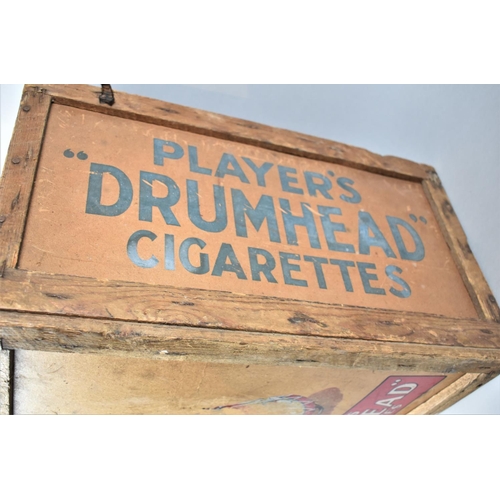 PLAYER'S DRUMHEAD CIGARETTES 看板　アンティーク A Vintage Box for Players Drumhead Cigarettes, 51x42cm