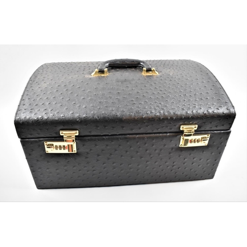 82 - A Late 20th Century Continental Canteen in Dome Topped Two Drawer Case, Versailles Stainless Steel a... 