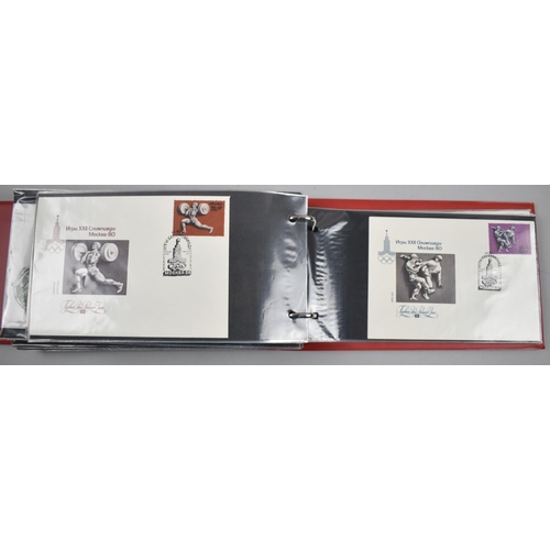 132 - Three Ring Binders Containing 1960's and Later First Day Covers