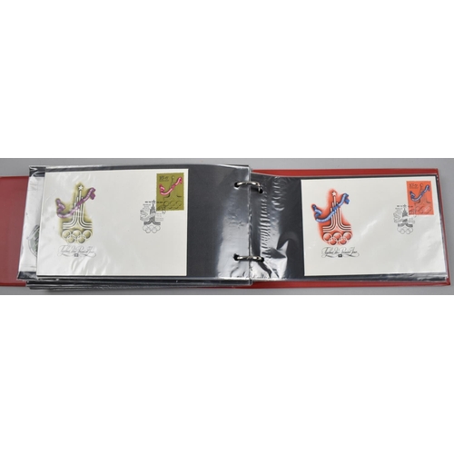 132 - Three Ring Binders Containing 1960's and Later First Day Covers