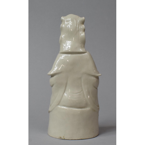 235 - A Chinese Blanc De Chine Figure of Seated Guanyin, 18cm high