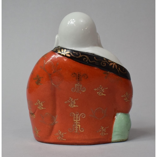 237 - A 20th Century Chinese Study of Seated Budai, Stamped to Base, 18cm high