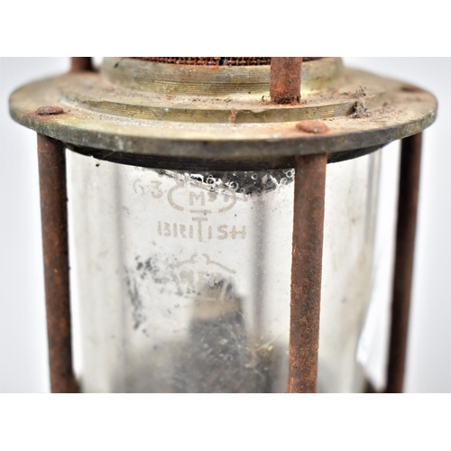 42 - A Vintage Miners Safety Lamp