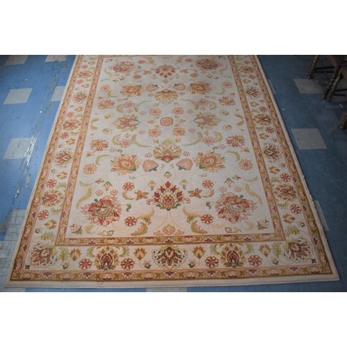 544 - A Maldovan Wool Pile Mohatta Woven Carpet Square, Matches Lot 530