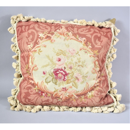 460 - A Tapestry Scatter Cushion, 48cms Wide